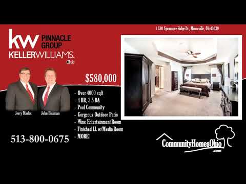 1530 Sycamore Ridge Dr, Maineville, OH home video tour