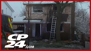 Two people critically injured after house fire in Scarborough