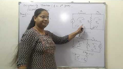 Reciprocity Theorem for B.sc 2nd year by Sapna Agarwal