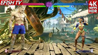 Sagat vs Bikini Kimberly (Max Difficulty) - Street Fighter 6