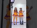 オフショ！頑張ってジャンプする双子