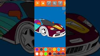 The best Super Car Coloring App for Android screenshot 4
