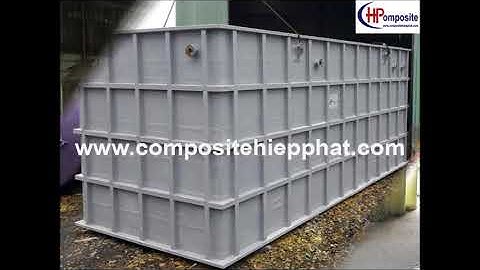 Bồn FRP xử lý nước thải