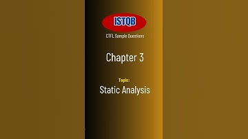 ISTQB CTFL 2024 Static Analysis Quiz 🚀 | MCQ Challenge | Boost Your Testing Knowledge!