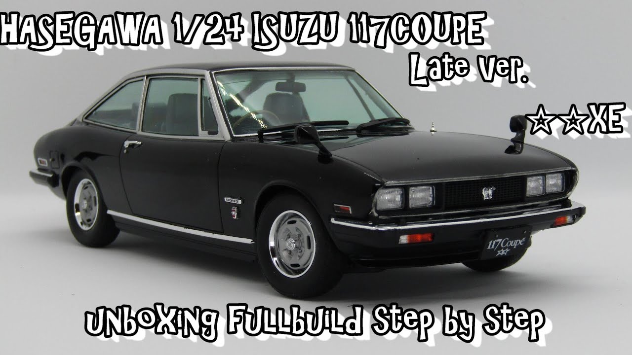 Scale Car Plastic Model HASEGAWA 1/24 ISUZU 117COUPE Late Ver. XE