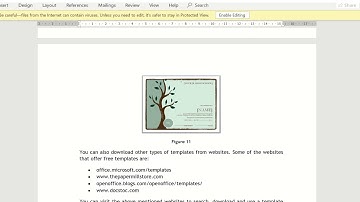 How to use Templates (Word Processing (Session 5) for 10th class IT/ITES Students