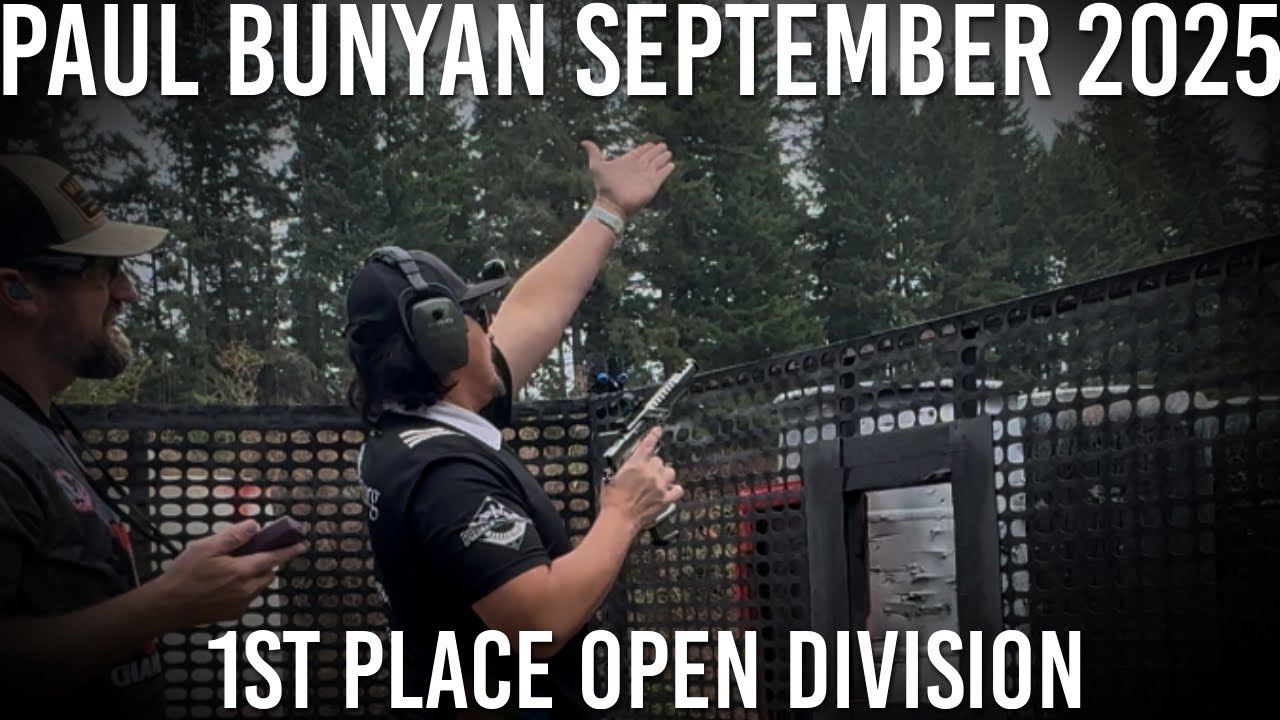 Paul Bunyan Monthly USPSA Sept 2025 - Open Division 1st Place