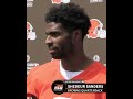 #Browns QB Shedeur Sanders - “Coach Monken just spoke life into me"