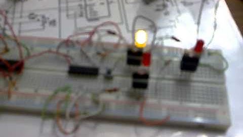 Binary counter led 3 bit