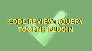 Code Review: jQuery tooltip plugin