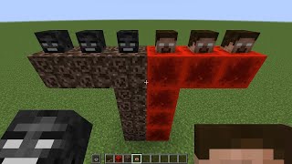 what if you create a DOUBLE WITHER HEROBRINE in MINECRAFT