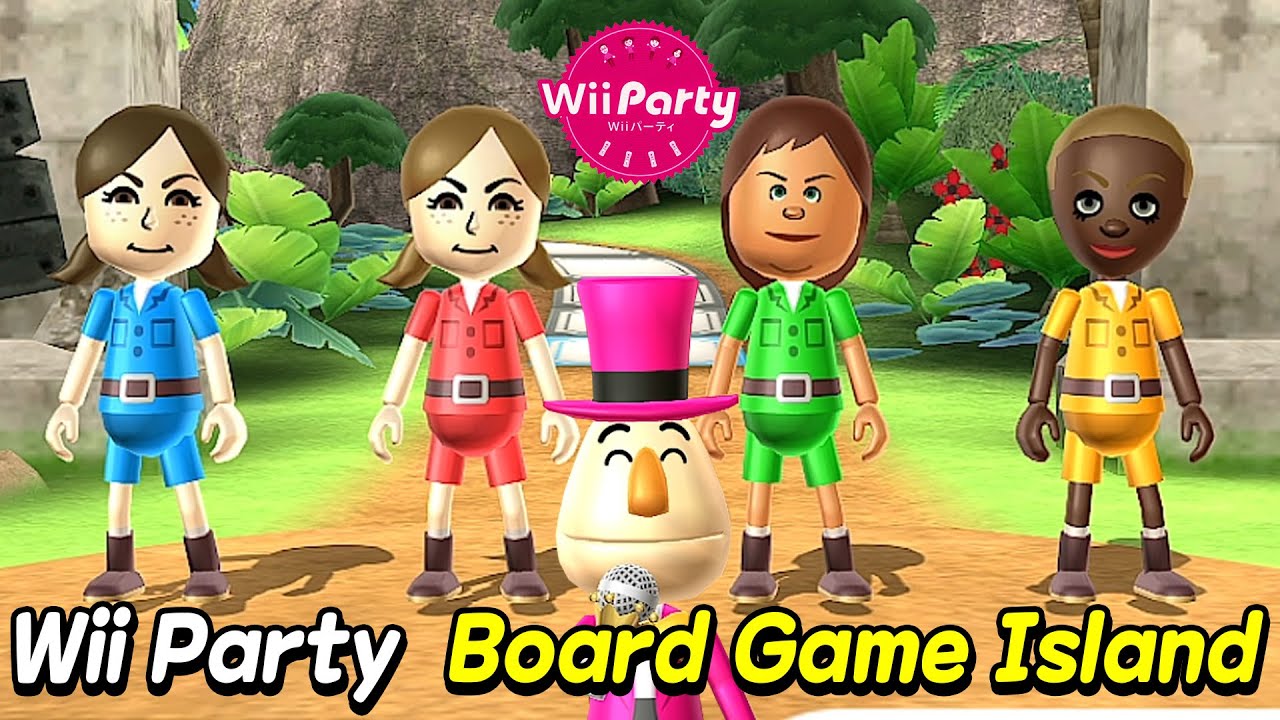 Wii Party Board Game Island Gameplay Master Com Lucia Vs Lucia Vs Steph Vs Emma Alexgamingtv