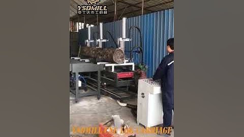 YSDMILL CNC log carriage with band saw