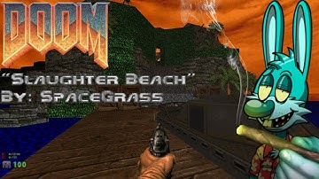 "Slaughter Beach" Custom Doom 2 Map By SpaceGrass
