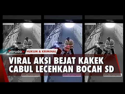 Akhirnya! Kakek Cabul di Jaktim Berhasil Dibungkus Polisi