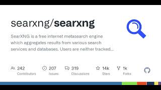 GitHub - searxng/searxng: SearXNG is a free internet metasearch engine which aggregates results f...
