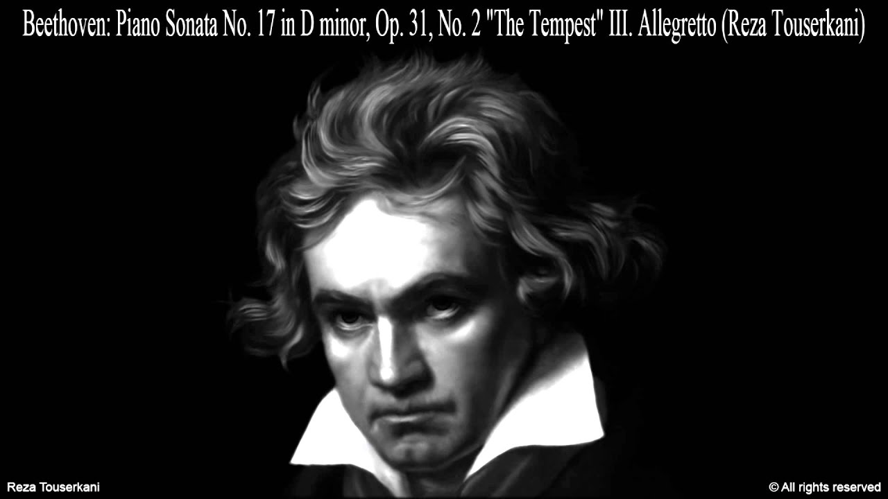 BEETHOVEN Piano Sonata No. 17 movt 3 (Reza Touserkani) mugambe samuel