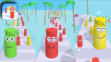 Juice Run🥤🥤🍎🥰 gameplay NEW SKIN, lvl 102,103