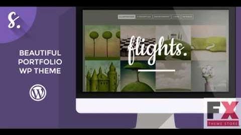 Preview Flights - Creative Portfolio WordPress Theme TForest