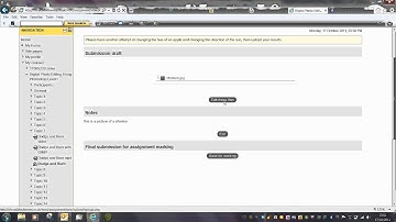 Uploading files to the VLE