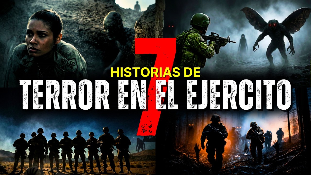 7 HISTORIAS de TERROR en EL EJERCITO de MÉXICO - EXPERIENCIAS TERRORIFICAS de SOLDADOS (HORROR REAL)