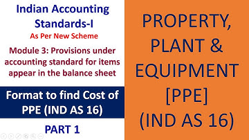 Introduction to  IND AS 16 Plant Property and equipment | Part 1 |  INDIAN ACCOUNTING STANDARDS 1