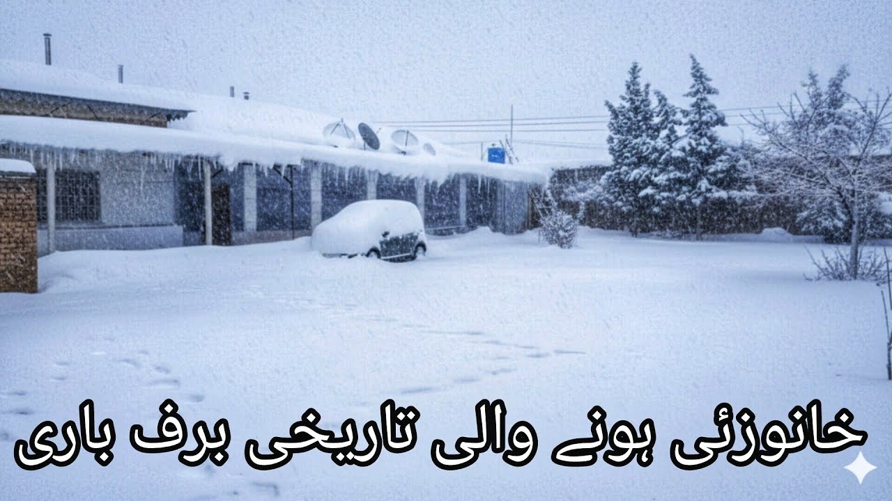 Very Heavy & Historical Snowfall's in Khanozai January 22 