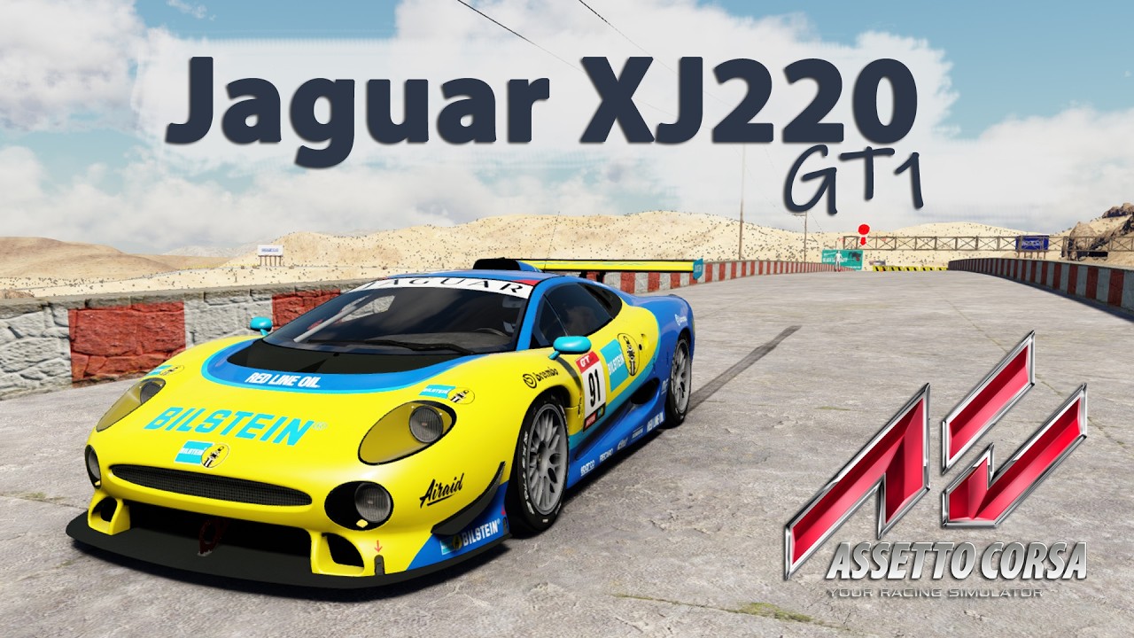 Jaguar XJ220 GT1 gameplay video