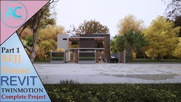 REJJ House | Part 1 | Complete Step By Step Project | Revit and Twinmotion Tutorial