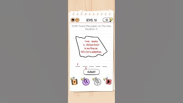 Smith found this paper on the man decipher it (Agent Smith) Brain Test 2 - Level 10