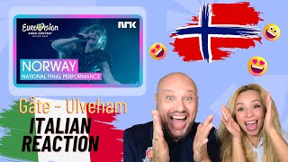 🇳🇴 Gåte Ulveham 🇮🇹 Italian REACTION | Norway Eurovision 2024 