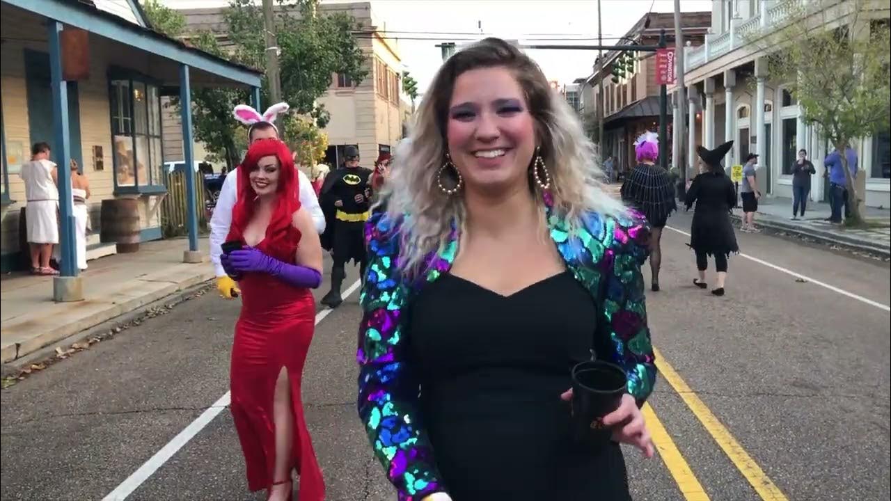 Nightmare on Columbia Street for Halloween in Covington, Louisiana