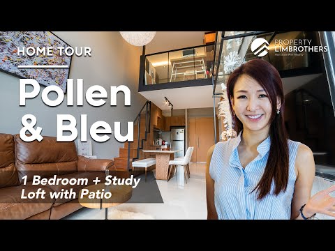 Pollen & Bleu : Exclusive 1 Bedroom + Study | Loft and Patio! | $1.5M | Home Tour (Jesley Lim)