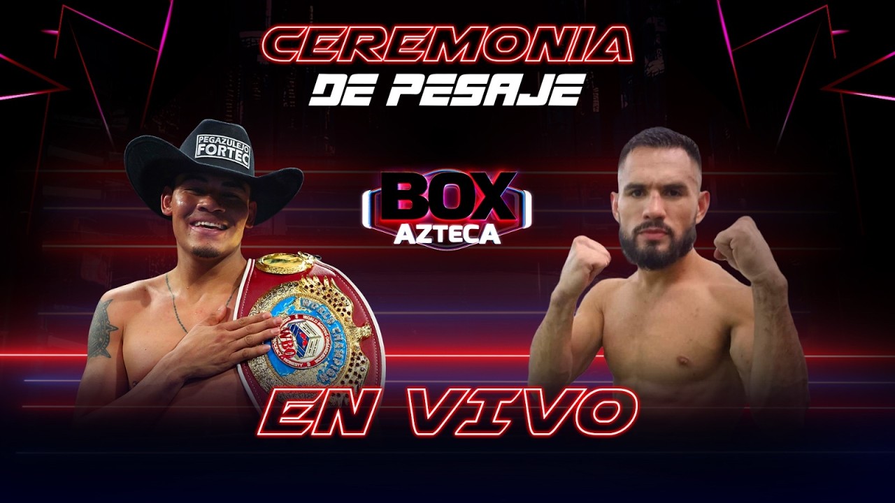 🔴 EN VIVO: Ceremeonia de Pesaje Vaquero Navarrete vs 