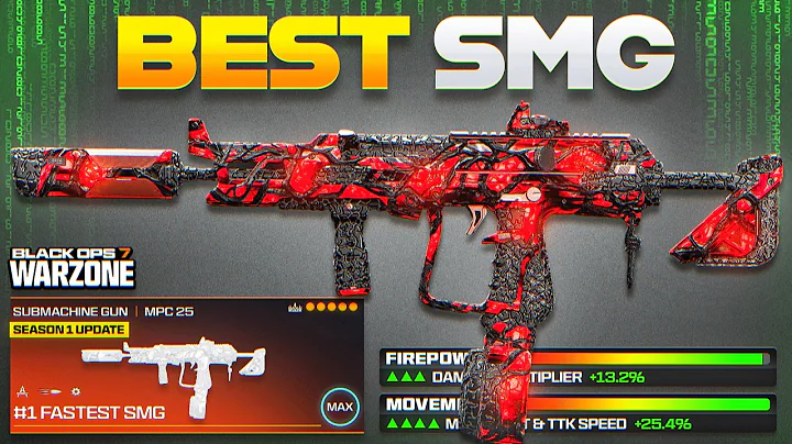 the *NEW* BEST SMG META LOADOUT in BO7 WARZONE after UPDATE! (Best SMG Class for WZ Season 1)