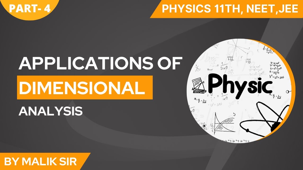 Applications Of Dimensional Analysis Class 11 Physics Chapter 2 applications-of-dimensional-analysis-class-11-physics-chapter-2