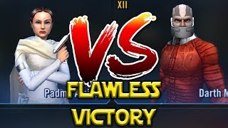 1069% Win Rate Padme VS Malak - Star Wars: Galaxy of Heroes - SWGoH