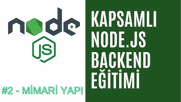 2) NodeJS Backend Proje Mimarisi Nasıl Hazırlanır | Başlangıçtan İleriye NodeJS