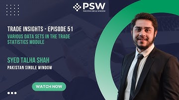 PSW - Trade Insights – Episode 51 - Various Data Sets in the Trade Statistics Module