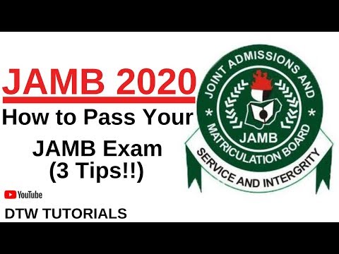 JAMB 2020 - 3 Tips on How to Pass Your Jamb Exam!!