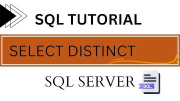 SQL SELECT DISTINCT statement | SQL Tutorial for beginners