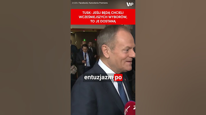 Tusk potwierdza. "Jeśli PiS będzie chciało wcześniejszych wyborów" #shorts