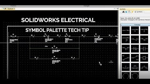 SOLIDWORKS Electrical Symbol Palette – Make Frequently Used Symbols Easily Reachable
