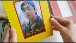 Unboxing Moon Jongup Headache makestar comeback project Set 5 + Jung Daehyun Kstarlive photocards