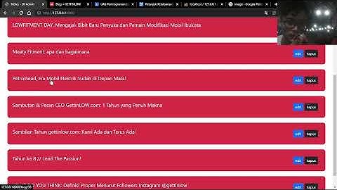 DEMO UAS PEMROGRAMAN JARINGAN DJANGO & SCRAPY | PEMROGRAMAN JARINGAN