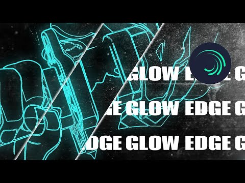 EDGE GLOW(alight motion tutorial)