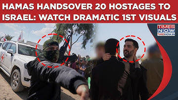Watch: 1st Pics From Israel And Gaza As Hamas Hands Over All 20 Hostages| Grand Celebration On Cam