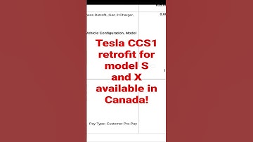 Tesla has released the CCS1 retrofit for Model S and Model X in Canada and the USA