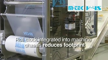 M-TEK V-45 vertical-form-fill seal (VFFS) bagger
