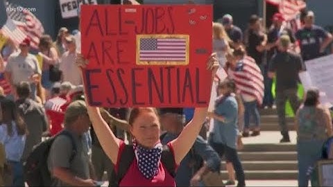 Dozens arrested after hundreds storm California's Capitol to protest stay-at-home orders